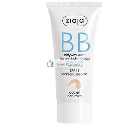 Ziaja BB Krém pre Mastnú a Kombinovanú Pokožku Svetlý, 50ml
