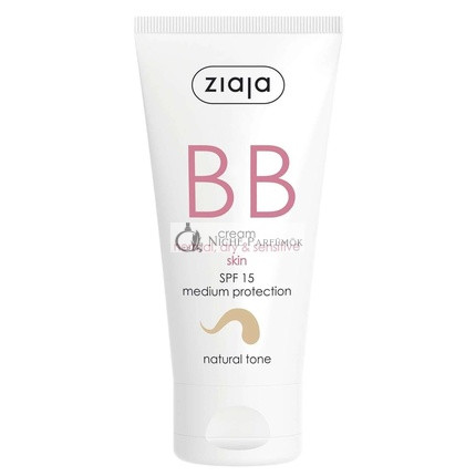 BB Krém na Normálnu, Suchú a Citlivú Pokožku s SPF15 Prírodný Odtieň 50ml