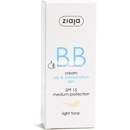 Ziaja BB krém pre mastnú a zmiešanú pleť svetlý odtieň, 50ml