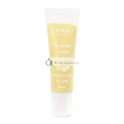 Tropické ananásové cukrové peeling na pery Ziaja