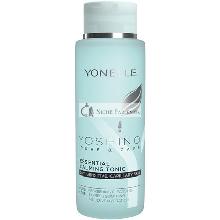 YONELLE Kyselina hyalurónová D-Panthenol Jeju kvetinová esencia pleťový tonikum Yoshino Pure & Care 400ml - Upokojujúci