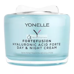   YONELLE Fortefusio pleťový krém s hyalurónovou kyselinou - denný a nočný zvlhčovač - proti starnutiu krém pre ženy - proti vráskam krém pre ženy s hyalurónovou kyselinou - hyalurónová kyselina pleťový krém 55ml