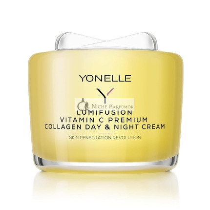 YONELLE LUMIFUSION Krém s vitamínom C, denný a nočný krém, proti starnutiu, starostlivosť o pleť pre ženy, kolagén, proti vráskam, 55ml