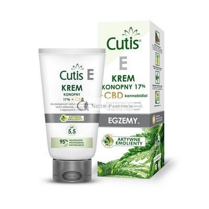 Cutis E Ekzémová konopná masť 17% Cbd 120ml - Dlhodobá úľava