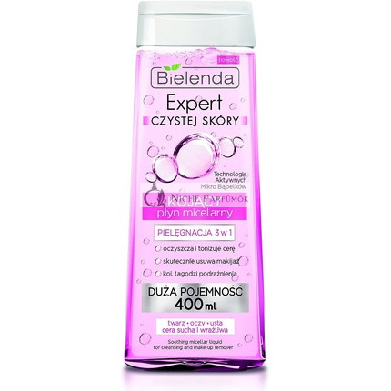 BIELENDA EXPERT Upokojujúci micelárny odstraňovač make-upu na oči a pery 3in1, 400ml