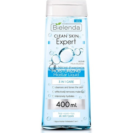 Bielenda Clean Skin Expert 3 v 1 Upokojujúca Micelárna Voda 400ml
