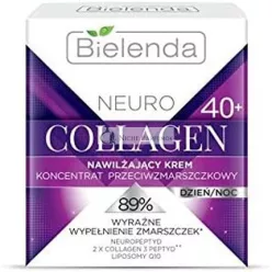   Bielenda Neuro Kolagén Hydratačný Protiwrinkle Krém Koncentrát 40+ Deň Noc, 50ml