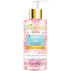   Rose Care Čistiaci Olej na Tvár Proti Starnutiu s Kyselinou Hyalurónovou pre Citlivú Pokožku