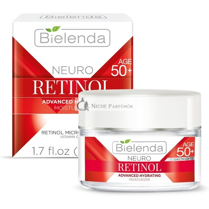 Bielenda Neuro Retinol Pokročilý Hydratačný Krém 50+, 50ml