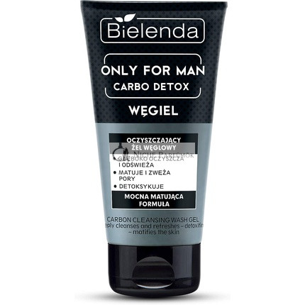 BIELENDA Carbo Detox Uhlí Čistiaci Umývací Gél pre Mužov 150ml