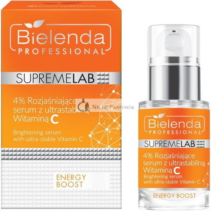 Bielenda Professional Supremelab Energy Boost Rozjasňujúce Sérum s Ultra-Stabilným Vitamínom C, 15ml
