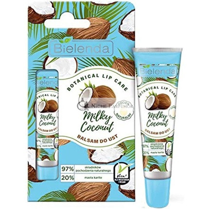 Botanická starostlivosť o pery Mliečny kokosový balzam na pery, 10g