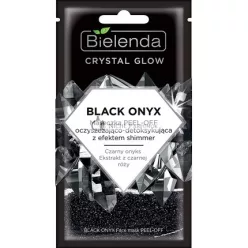   Bielenda Crystal Blow Čierny Onyks Čistiaca a Detoxikačná Peel Off Maska na Tvár 8g
