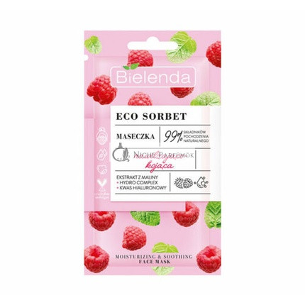 Bielenda Eco Sorbet Malina Maska na tvár 8g