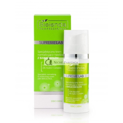 BIELENDA SUPREMELAB Sebio Derm Špecializovaný Hydratačný Krém s Bakuchiolom, 50ml