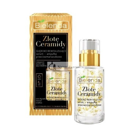 Bielennda Golden Ceramides Hĺbkovo revitalizačné sérum ampulky