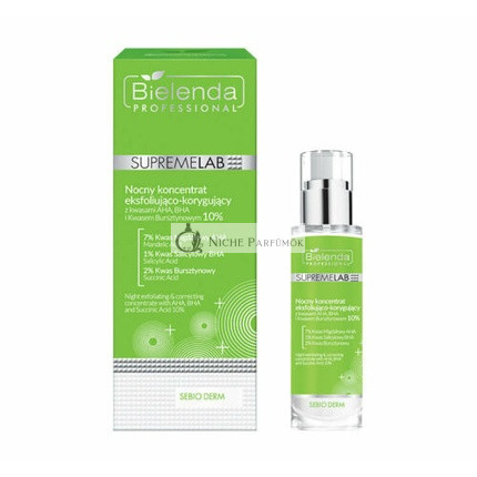Bielenda Professional Supremelab Sebio Derm Nočné Peeling, 30ml