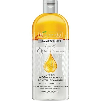 Bielenda Diamond Lipids Micelárna voda na čistenie a odstraňovanie make-upu, 425ml