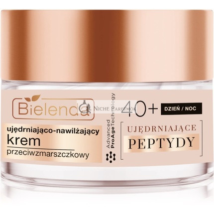 Bielenda Zpevňujúci Peptid 40 Spevňujúci a Hydratačný Krém proti Vráskam na Deň a Noc 50ml