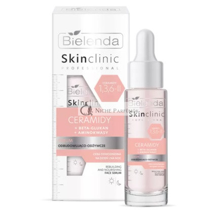 Bielenda Skin Clinic Profesionálne Ceramidové Obnovujúce Výživné Sérum na Tvár 30ml
