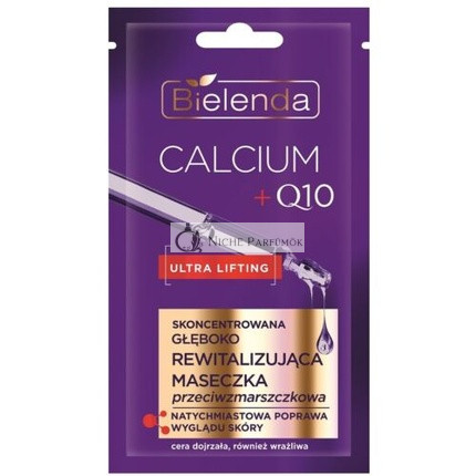 Kalcium + Q10 Koncentrovaná Hĺbkovo Revitalizačná Maska na Tvár