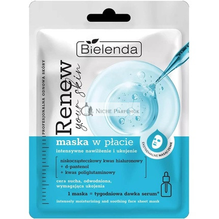 Bielenda obnovujúca intenzívna hydratačná upokojujúca pleťová maska