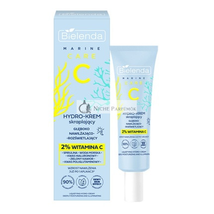Bielenda Marine Care C Hlboké Hydratačné a Rozjasňujúce Krém, 50ml