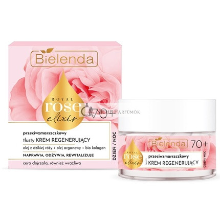 Bielenda Royal Rose Elixír Krém proti vráskam na tvár Deň a Noc, 50ml