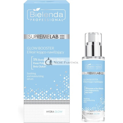 Bielenda Professional Supremelab Hydra Glow Upokojujúci a Hydratačný Elixír, 30ml