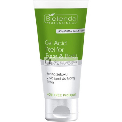 Bielenda Professional ProExpert Gél na Peeling Tváre a Tela s 10% AHA a PHA 150ml