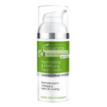 Bielenda Professional Acne Free ProExpert Normalizujúci Matujúci Krém Na Tvár, 50ml