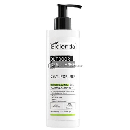 Bielenda Only For Men Outdoor Challenge Osviežujúci gél na umývanie tváre, 190ml