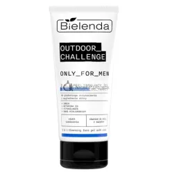   Bielenda Only For Men Outdoor Challenge 2-In-1 Peeling Čistiaci Gél Na Tvár, 150g
