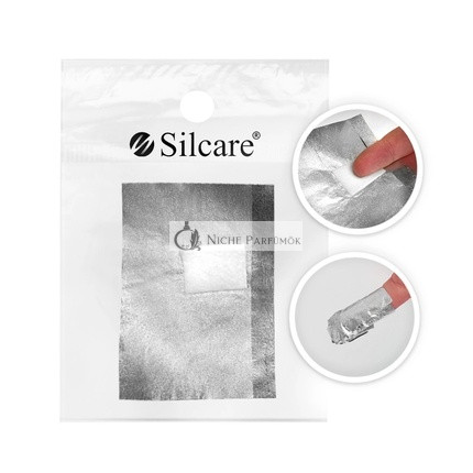 Silcare Hybrid Odstraňovacie Podložky Hliníková Fólia - 100 Kusov
