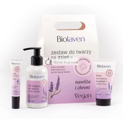 Biolaven Kompletná starostlivosť o pleť trio - čistiaci gél 150ml, zvlhčujúci krém 50ml, očný krém 15ml