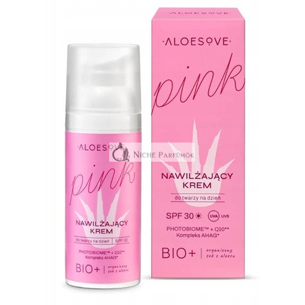 Aloesove Rúžový Hydratačný Denný Krém SPF 30, 50ml