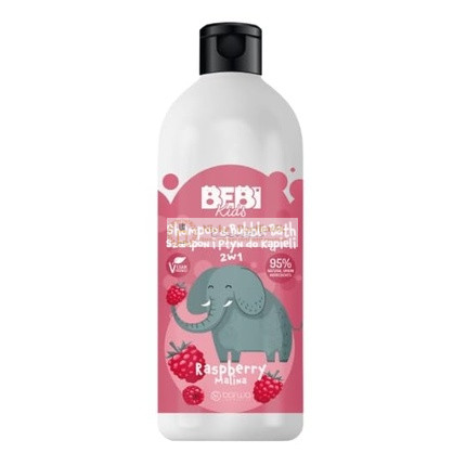 Barwa Bebi 2in1 Malinový Šampón a Kúpeľová Lotion, 500ml