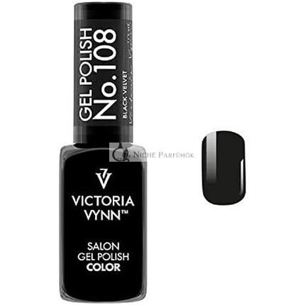 Victoria Vynn Gél Lak No. 108 Čierny Velvet