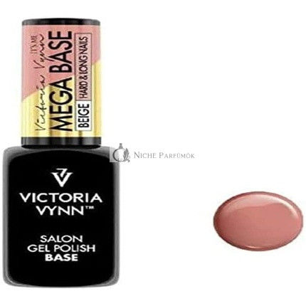 Victoria Vynn Hardi Mega Base UV Led Hybrid Gél Lak na Nechty Priehľadný Béžový Žltý 1 Kus
