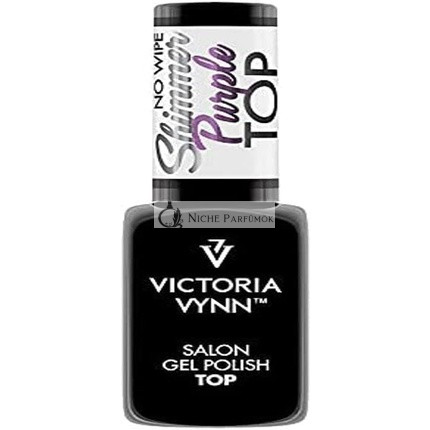 Victoria Vynn Top Shimmer No Wipe UV LED Gél Lak na Nechty 8ml Fialový