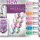Victoria Vynn Blur Ink Metallic Multicolor Mramorový Pigment na Nechty - 16 Farieb