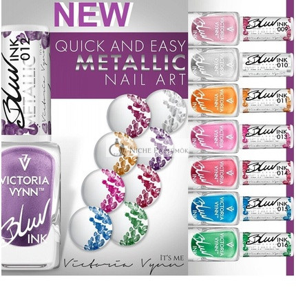 Victoria Vynn Blur Ink Metallic Multicolor Marble Pigment Lak na nechty - 16 Farieb