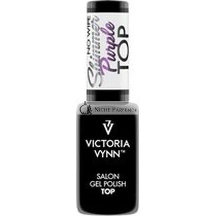 Victoria Vynn Top Coat Shimmer Purple Pink No Wipe 8ml - Lesklý Gél Lak