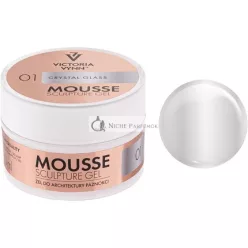   Victoria Vynn Mousse Sculpture Gel 50ml Thixotropný Gél Kryštálové Sklo 01