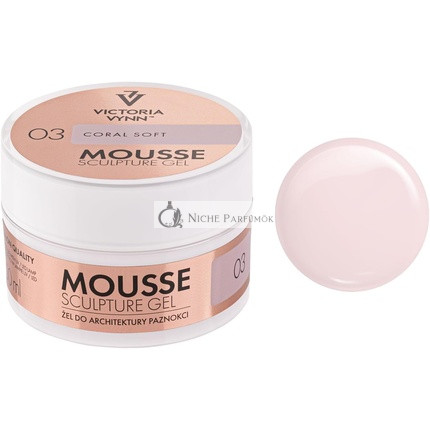 Victoria Vynn Mousse Sculpture Gel, Nový Thixotropný Gél, Nový Korálový Mäkko 03, 50ml