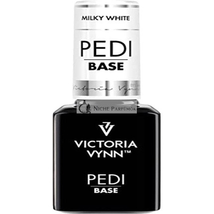 Victoria Vynn Pedi Base UV Led hybrid gél lak na nechty NOVÁ VEĽKÁ VEĽKOSŤ Mliečne biela 15ml