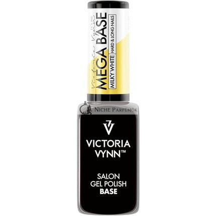 Victoria Vynn Mega Base Mliečne Biele Tvrdé a Dlhé Nechty UV Led Hybrid Gél Lak, 8ml