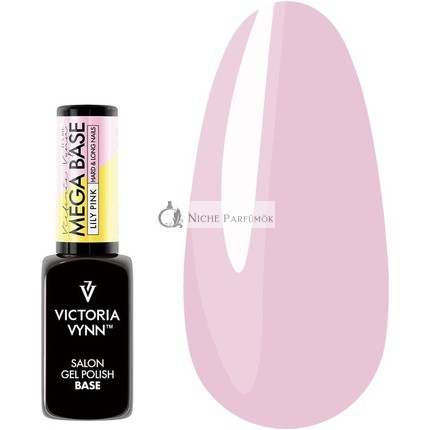 Victoria Vynn Mega Base Lily Pink Tvrdé a Dlhé Nechty UV Led Hybridný Gél Lak 8ml Rúžová