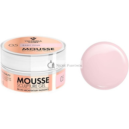 Victoria Vynn Thixotropné Mousse Gél na Modelovanie Nechtov 15ml Predlžovanie 05 Baby Pink