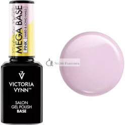   Victoria Vynn Mega Base Tvrdé a Dlhé Nechty UV Led Hybridný Gél Lak, 15ml, Ružový